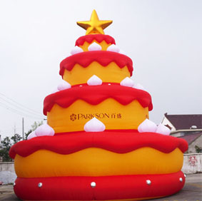 百盛慶典蛋糕氣模